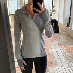 Gray Lululemon quarter zip